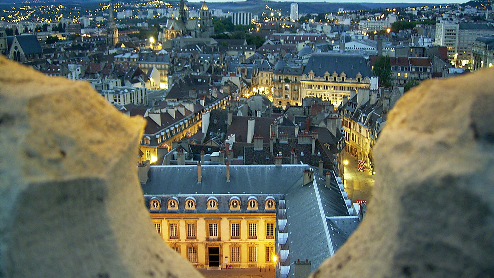 Vue sur Dijon depuis la tour Philippe Le Bon