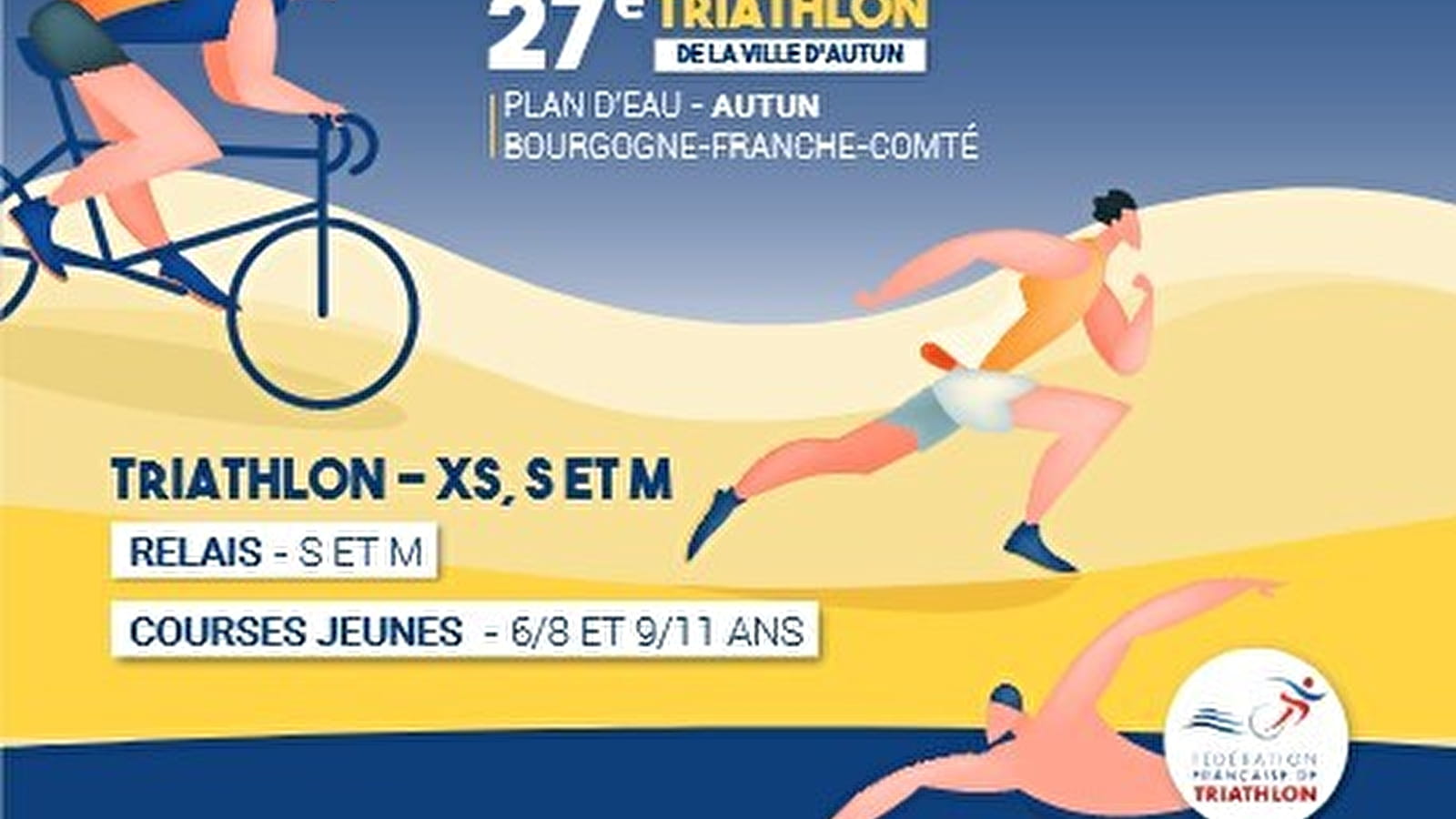 27ème triathlon de la ville d'Autun
