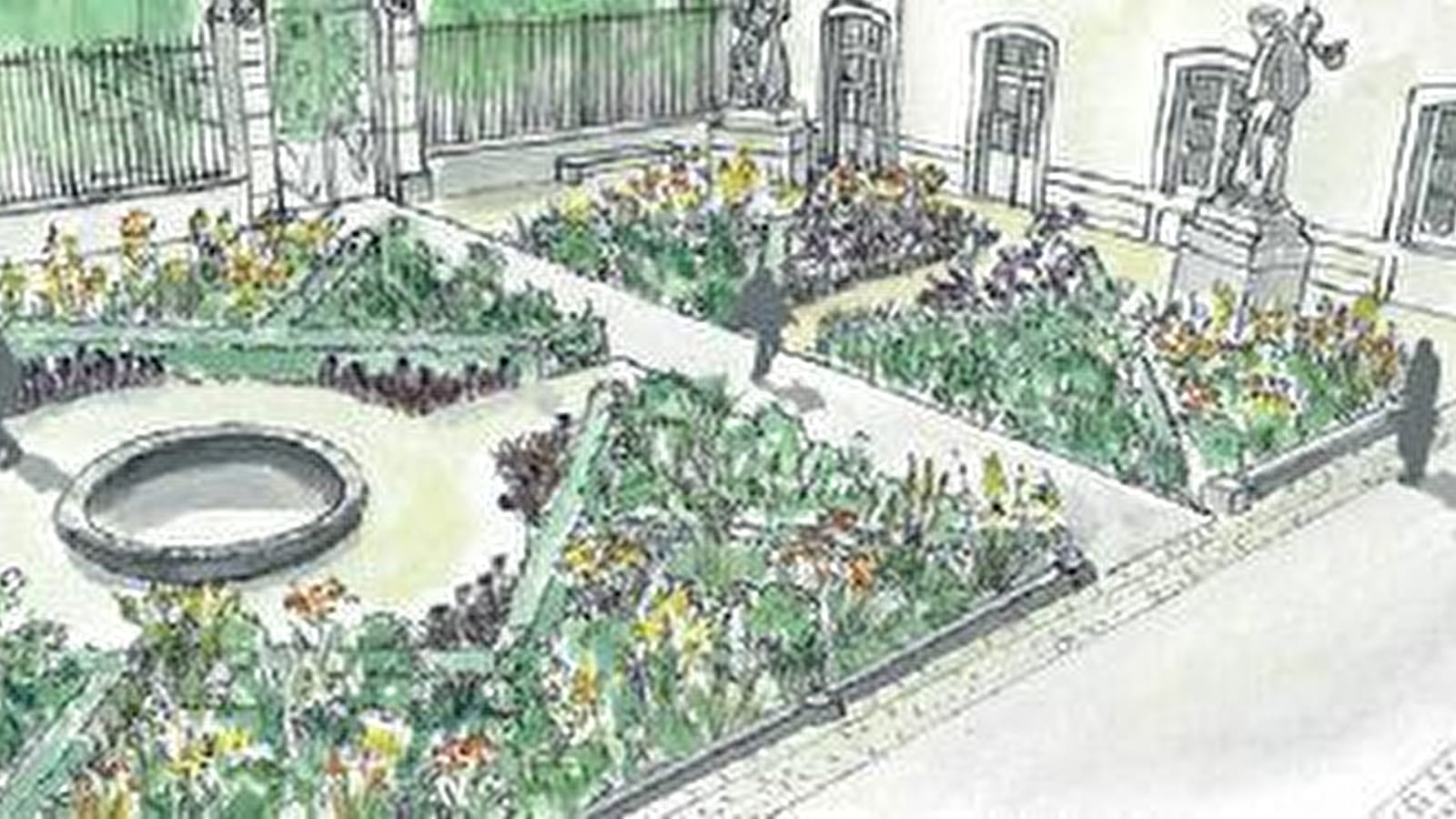 Hôtel-Dieu - Hospices de Beaune - Rendez-vous aux jardins - Échos polychromes, un jardin hospitalier
