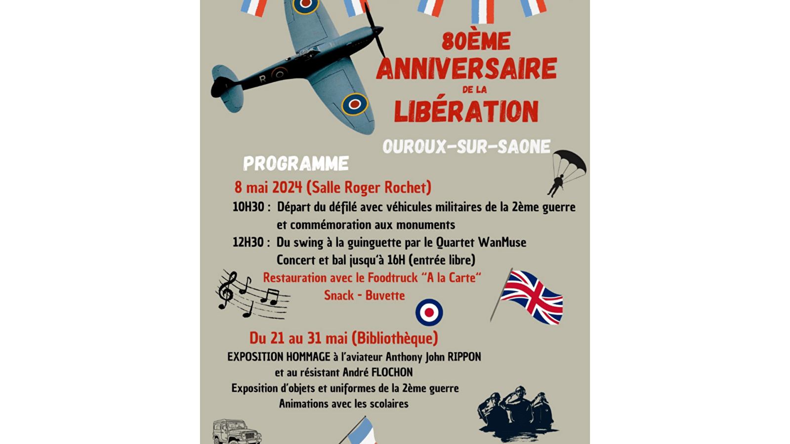 80ème anniversaire de la Libération 