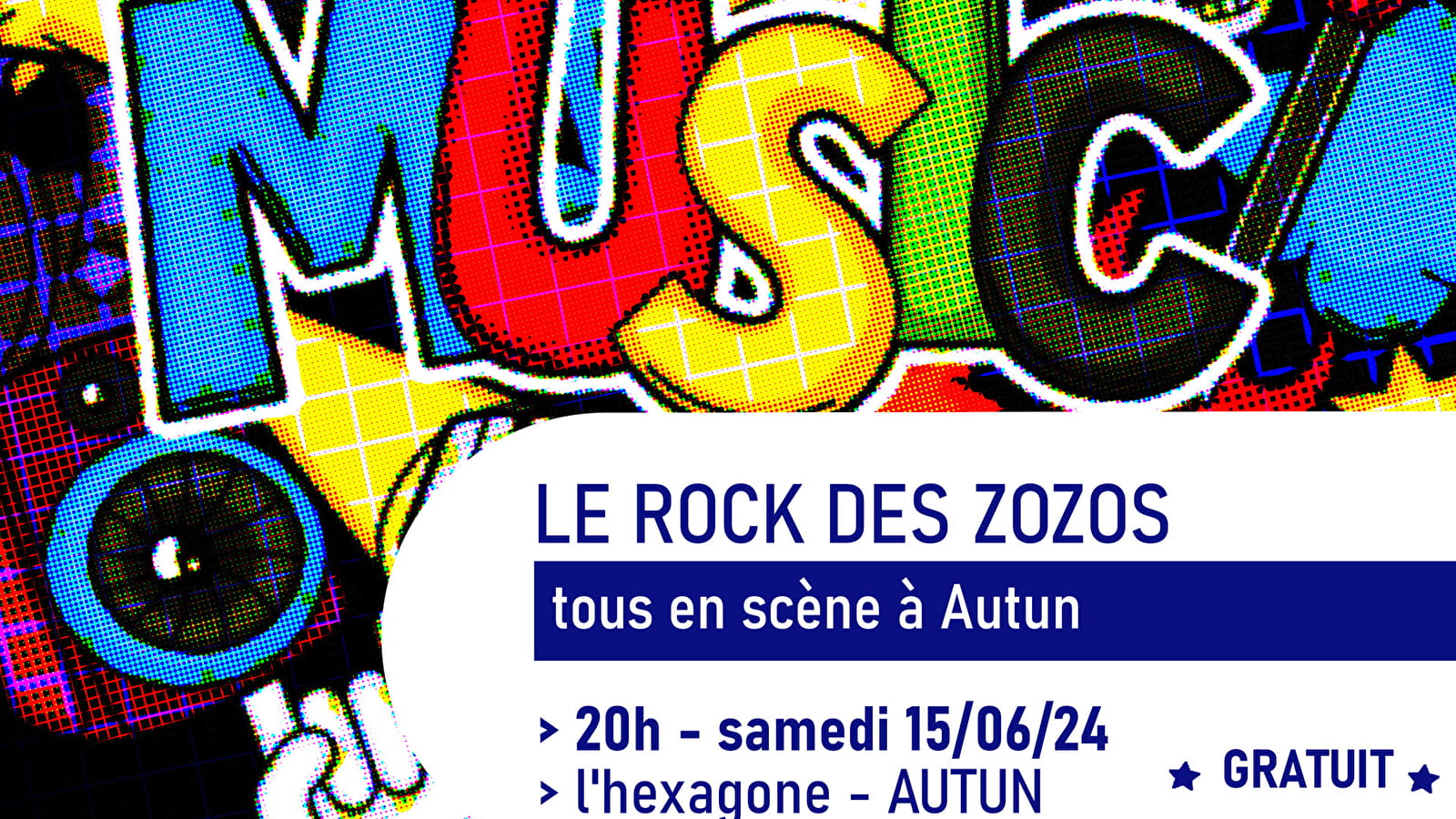 LE ROCK DES ZOZOS, tous en scène à Autun
